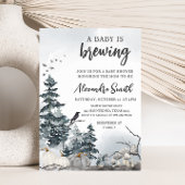 Spooky A Baby wird Baby-Dusche Einladung