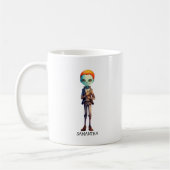 Spooky, aber Niedlich Zombie Kid - Adorable Macabr Kaffeetasse (Links)