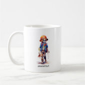 Spooky, aber Niedlich Zombie Kid - Adorable Macabr Kaffeetasse (Links)