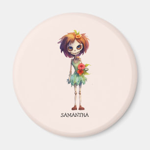 Spooky, aber Niedlich Zombie Kid - Adorable Macabr Magnet