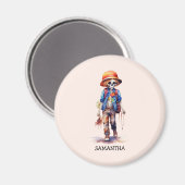 Spooky, aber Niedlich Zombie Kid - Adorable Macabr Magnet (Vorderseite/Rückseite)