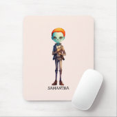 Spooky, aber Niedlich Zombie Kid - Adorable Macabr Mousepad (Mit Mouse)