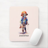 Spooky, aber Niedlich Zombie Kid - Adorable Macabr Mousepad (Mit Mouse)