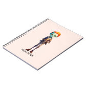 Spooky, aber Niedlich Zombie Kid - Adorable Macabr Notizblock (Linke Seite)