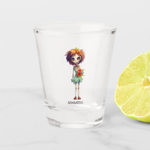 Spooky, aber Niedlich Zombie Kid - Adorable Macabr Schnapsglas