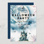 Spooky Adult Halloween-Party bereit Hexen Einladung (Vorne/Hinten)