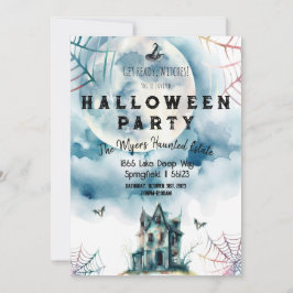 Spooky Adult Halloween-Party bereit Hexen Einladung