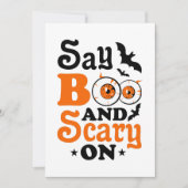 Spooky Adult Halloween-Party Einladung (Vorderseite)