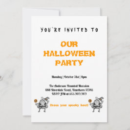 Spooky Adult Halloween-Party Einladung