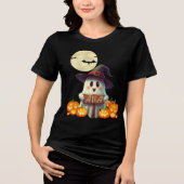 Spooky Adventure eines Geisterns "Ava" Tri-Blend Shirt (Vorderseite)