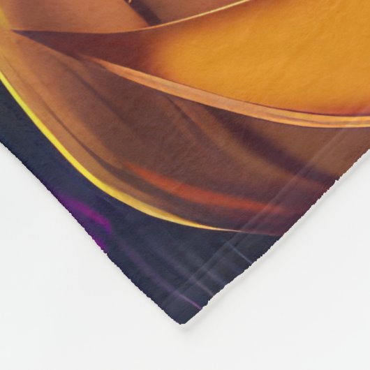 Spooky Alaskan Malamute alloween Hexe und Pumpkin Fleecedecke (Ecke)