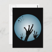 Spooky Alien Science Fiction Hände Postkarte (Vorne/Hinten)