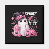 Spooky And Spice And Everything Nice Halloween Pin Magnet (Vorne)