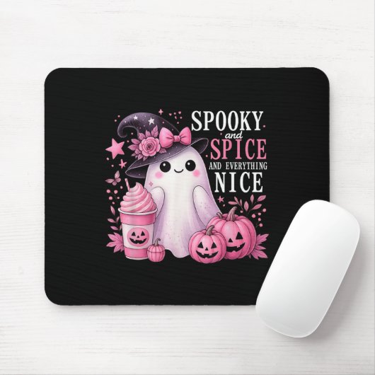 Spooky And Spice And Everything Nice Halloween Pin Mousepad (Mit Mouse)