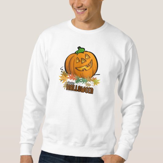 Spooky Animals Pumpkin Sweatshirt (Vorderseite)