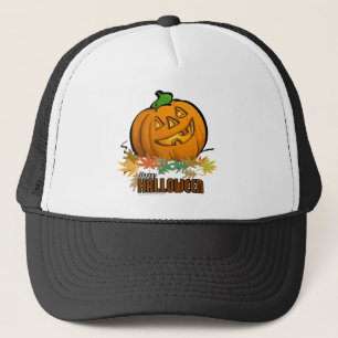 Spooky Animals Pumpkin Truckerkappe