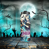 SPOOKY AQUARIUS BIRTHDAY ZODIAC HALLOWEEN THERMOSBECHER