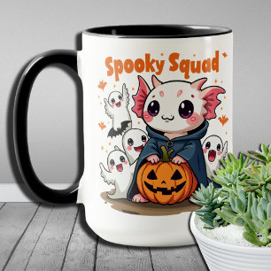 Spooky Aquatic Kreationen Spooky Axolotl Squad Tasse