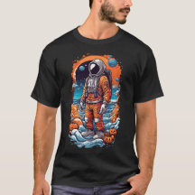 Spooky Astronaut Halloween-Shirts