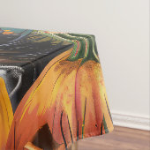 Spooky Australian Shepherd Halloween Hexenkürbis Tischdecke (Beispiel)