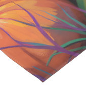 Spooky Australian Terrier Halloween Hexenkürbis Tischdecke (Schrägansicht)