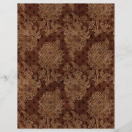 Spooky Autumn Gothbook Scrapbook Paper Sheet