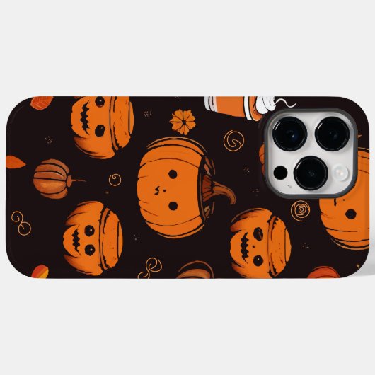 Spooky Autumn Pumpkin Gewürz Horror Night Case-Mate iPhone Hülle (Rückseite (Horizontal))