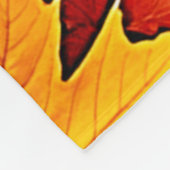 Spooky Autumn Skeleton's Coffee Break Design Fleecedecke (Ecke)