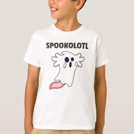 Spooky Axolotl liebt Niedliche Tiere zu Halloween T-Shirt