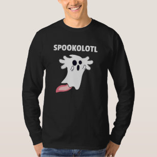 Spooky Axolotl liebt Niedliche Tiere zu Halloween T-Shirt