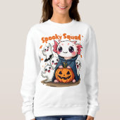 Spooky Axolotl Squad Sweatshirt (Vorderseite)