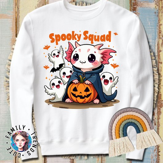 Spooky Axolotl Squad Sweatshirt
