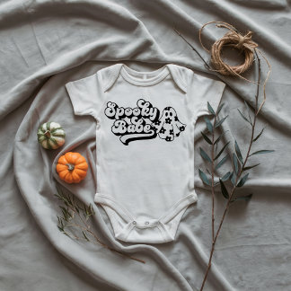 Spooky Babe Baby Bodysuit - Niedliches Halloween-O Baby Strampler