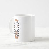"Spooky Babe" Frau Halloween Ghost Orange Kaffeetasse (Vorderseite Links)