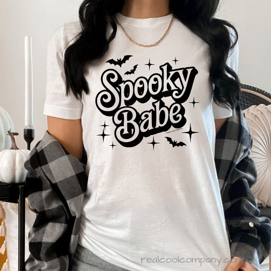 Spooky Babe Halloween Bella Canva Tri-Blend Shirt