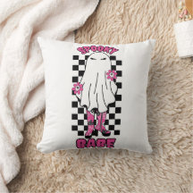 "Spooky Babe" Halloween Ghost - Retro Pink