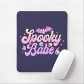 Spooky Babe Niedlich Halloween Mousepad (Mit Mouse)