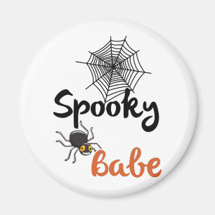 Spooky Babe - Niedliches Halloween-Design Magnet