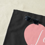 Spooky Babe Niedliches Halloween-Ghost-Zitat Strandtuch (Beispiel)