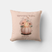 Spooky Babe Pumpkin für Mädchen Kissen (Vorderseite)