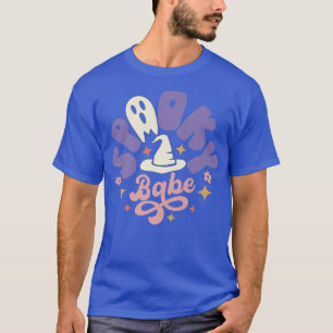 Spooky Babe Retro Niedlich Spooky Ghost Girl's Wom T-Shirt