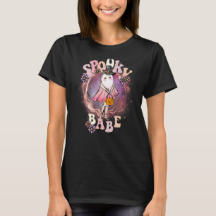 Spooky Babe Sassy Halloween Ghost Fun Girly Hallow T-Shirt