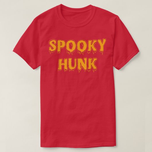 Spooky Babe Spooky Hunk Funny Matching Couples Hal T-Shirt (Design vorne)