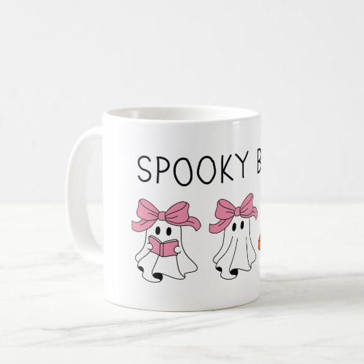 Spooky babes cute ghost kaffeetasse (Vorderseite Links)