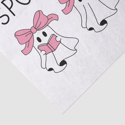 Spooky babes cute ghost seidenpapier (Ausschnitt)