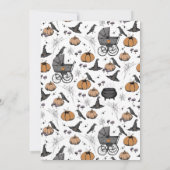 Spooky Baby braut Gothic Baby Dusche Einladung (Rückseite)