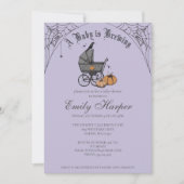 Spooky Baby braut Gothic Baby Dusche Einladung (Vorderseite)