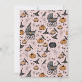 Spooky Baby braut Gothic Baby Dusche Einladung (Rückseite)