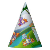 Spooky Baby Dino Geburtstag FotoParty Hats Partyhütchen (Links)