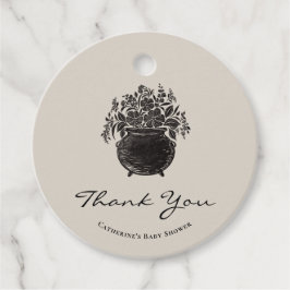 Spooky Baby Dusche Danke Ihnen für die Tags Geschenkanhänger